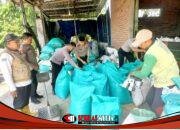 Dukung Asta Cita Ketahanan Pangan, Polsek Pacet Kirim 1 Ton Jagung ke Gudang Polri Pacing