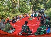 Pembangunan Jembatan Gantung Garuda Tahap VI di Tumapel Diawali Doa Bersama