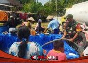 Kodim 0813 Bojonegoro Distribusikan 16 Ribu Liter Air Bersih untuk Warga Terdampak Kekeringan