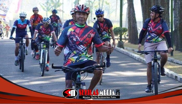 Semarak HUT Brigif 18, Divif 2 Kostrad Gelar Fun Bike dan Dorong UMKM Lokal