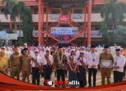 Bupati Yani Tinjau MPLS SMPN 1 Gresik, Resmikan Sekolah Moderasi Beragama