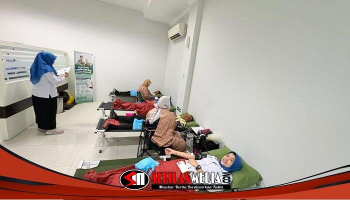 Peringati HUT ke-58, BPJS Kesehatan KC Mojokerto Gelar Donor Darah untuk Perkuat Kepedulian Sosial