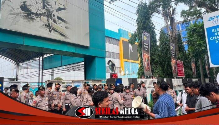 IMM, KAMMI, dan GMNI SUMUT Unjuk Rasa di PLN UID, Desak Dirut PLN Mundur dan Tuntut Penuntasan Skandal Korupsi