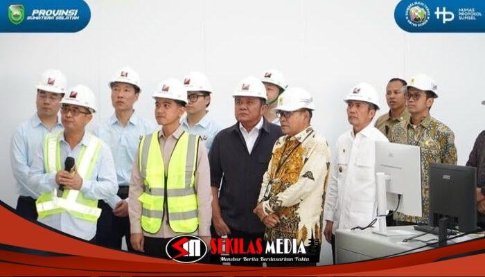 Target Oktober Beroperasi Wapres Titip Pesan Krusial Pada Herman Deru Soal Kenyamanan Warga Sekitar PSEL