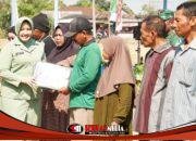 Komiten Persit Sukseskan TMMD 129 Bojonegoro di Kesongo