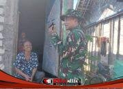Refelksikan Semangat Kemanunggalan TNI-Rakyat, Satgas TMMD 129 Bojonegoro Sambangi Warga Penerima Manfaat Program