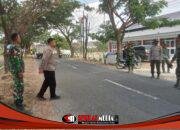 TMMD 129 Bojonegoro, TNI-Polri Bersinergi bantu Pengamanan Pembongkaran Bangunan untuk Rest Area