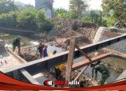 Kodim 0815 Mojokerto Kebut Pembangunan Jembatan Garuda, Gelagar Baja Resmi Terpasang