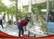 Sinergitas TMMD 129 Bojonegoro: TNI-Polri, dan Mahasiswa ikut Renovasi SDN Kesongo 1