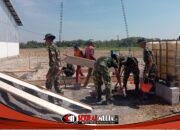 Sinergi Bangun Desa, Perkuat Ekonomi: Satgas TMMD 129 Bojonegoro Kebut Pembangunan Musholla Rest Area Kesongo