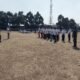 Ratusan Siswa SMKN 1 Pungging Tempaan Disiplin Lewat Pelatihan PBB dari Koramil 0815/11