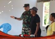 TMMD 129 Bojonegoro : Letkol Dedy Dwi Wijayanto Tinjau Progres Rehab Rumah di Kesongo