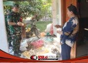 Dukung Ekonomi Lokal, Dansatgas TMMD 129 Bojonegoro Sambangi Usaha Gethuk Desa Kesongo