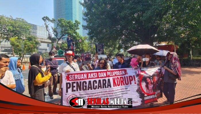 GPAK Gelar Aksi di KPK, Serahkan Laporan Dugaan Praktik Pengacara Korup