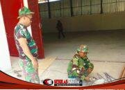 Turun Tangan Potong Besi, Satgas TMMD 129 Bojonegoro Pastikan Musholla Rest Area Kesongo Berdiri Kokoh