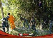 Rawat Ekosistem Alam: Satgas TMMD 129 Bojonegoro bersama Masyarakat Bersihkan Bantaran Sungai Kesongo