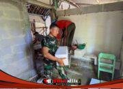 Semangat Gotong Royong Ngebut! Satgas TMMD 129 Bojonegoro Garap Rumah Koko Margono