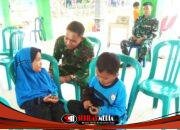 Ukir Senyum Anak Desa Kesongo, Sisi Humanis Satgas TMMD 129 Bojonegoro Sentuh Hati Warga