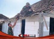 Menembus Terik Kedungadem: Saat Personel Satgas TMMD 129 Bojonegoro Merajut Harapan Mbah Samijan