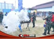Kodim 0815 Mojokerto Asah Kesiapsiagaan Personel Lewat Simulasi Penanggulangan Kebakaran