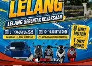 Kejari Kota Mojokerto Lelang Sembilan Kendaraan Rampasan Negara, Terbuka untuk Umum
