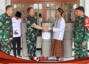 Kepedulian Tanpa Batas: Tim Wasev TMMD 129 Bojonegoro Salurkan Bantuan Karpet Tempat Ibadah
