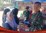 Senyum Sumringah di Kesongo: Saat TNI dan Warga Menyatu dalam Bazar TMMD 129 Bojonegoro