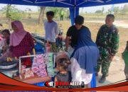 Seteguk Kesegaran Es Dawet Yogik: Cerita Manis Kemanunggalan TNI dan Warga di TMMD 129 Bojonegoro