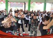TMMD 129 Bojonegoro: TNI dan Warga Kesongo Menyatu dalam Irama Line Dance