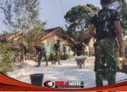 Ketika Gerobak Dorong dan Peluh Satgas TMMD 129 Bojonegoro Menyejahterakan Warga Kesongo