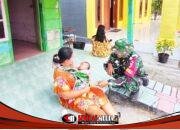 Menyapa Hati di Teras Rumah: Cara Babinsa Kesongo Rajut Kebersamaan di TMMD 129 Bojonegoro