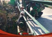 Menyambung Asa di Atas Sungai: Satgas TMMD 129 Bojonegoro dan Warga Wujudkan Jembatan Brang Etan