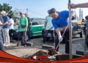 Bupati Yani Turun Langsung Bersihkan Pasar Krempyeng, Ingatkan Ancaman Kemarau Panjang
