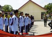 Menyemai Disiplin di Pelosok Desa: Kala Satgas TMMD 129 Bojonegoro Latih Karakter Siswa SMPN Satu Atap Kesongo