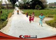 Senyum Ceria Anggi dan Jalan Beton TMMD 129 Bojonegoro yang Mengubah Suasana Sore di Dusun Mundu