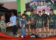 Lewat Smash Kebersamaan: TMMD 129 Bojonegoro Pererat Kemunggalan TNI-Mahasiswa dan Warga Kesongo