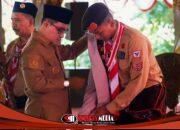 32 Pramuka Mojokerto Bertolak ke Jamnas XII, Gus Barra Titipkan Pesan Jaga Nama Baik Daerah