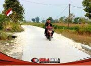 Akses Mulus, Ekonomi Terakselerasi: Jalan Cor Beton TMMD 129 Bojonegoro di Kedungpandan Tuntas 100 Persen