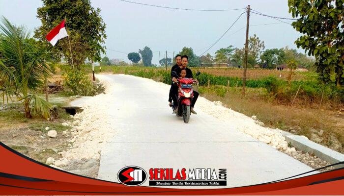 Akses Mulus, Ekonomi Terakselerasi: Jalan Cor Beton TMMD 129 Bojonegoro di Kedungpandan Tuntas 100 Persen