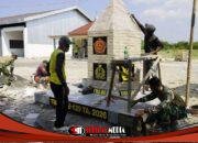 Monumen Kebersamaan: Tugu TMMD 129 Bojonegoro Siap Jadi Saksi Kemanunggalan TNI dan Rakyat di Kesongo
