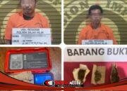 Dua Orang Peredaran Ganja Berhasil Dibekuk Polsek Bilah Hilir, Barang bukti Disita