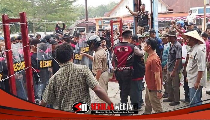 Ratusan Massa HKTI Geruduk Kantor PT BSP Tbk Kisaran, Tuntut Pertanggungjawaban Perusakan Posko dan Bentrokan Berdarah