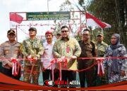 Mas Dhito Akomodir Usulan Jalan Usaha Tani di Peresmian Jembatan Garuda