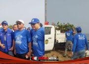 Sambut HUT ke-25, Demokrat Purwakarta Bersihkan Eceng Gondok Lewat Gerakan Indonesia Asri Langit Biru
