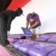 Ribuan Kursi Single Seat Mulai Dipasang di Stadion Brawijaya Kediri