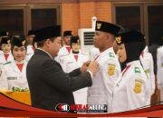 76 Paskibraka Kota Mojokerto Dikukuhkan, Diminta Jadi Generasi Muda Berkarakter