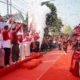 120 Regu Pelajar Meriahkan Gerak Jalan Merah Putih Kota Mojokerto