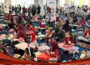 Ratusan Anak Mbois Meriahkan Lomba Mewarnai Tugu Tirta di MCC