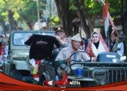 Kapolres Gresik Naik Mobil Klasik di Merdeka Carnival 2026, Serukan “Jogo Gresik”