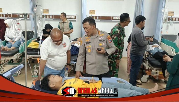 Kapolresta Sidoarjo Turun Langsung Cek Kondisi Santri Ponpes Manbaul Hikam
